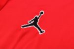 PSG 22-23 Jordan Red Short Sleeve Training Set with 5-Inch Shorts - 图片 5