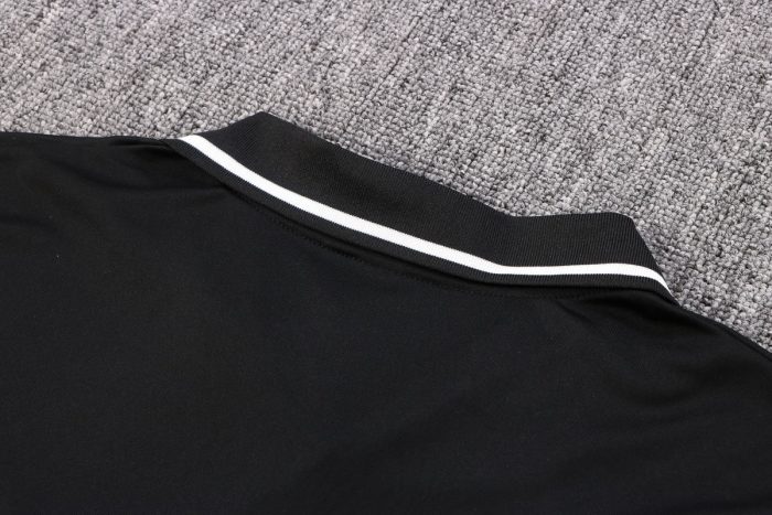 PSG 22/23 Black Polo Shirt (Bright Logo) - 图片 3