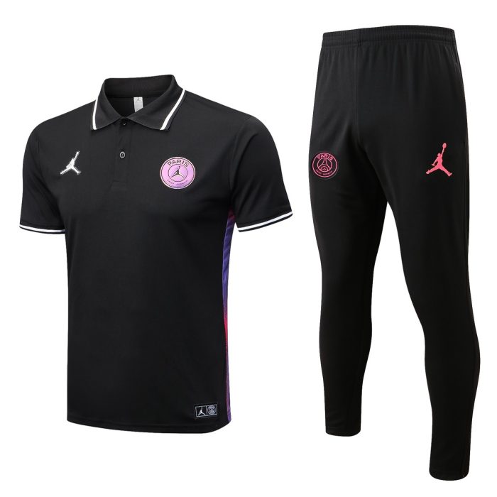PSG 22/23 Black Polo Shirt (Bright Logo) - 图片 8