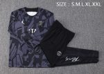 PSG 22/23 Jordan Round Neck Training T-Shirt Dark Gray - 图片 2