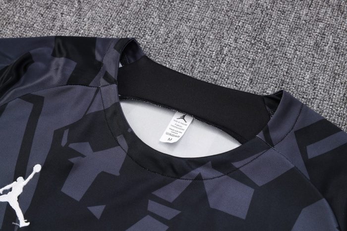 PSG 22/23 Jordan Round Neck Training T-Shirt Dark Gray - 图片 6