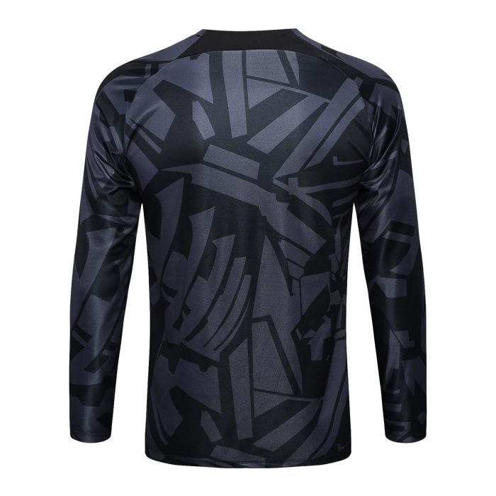 PSG 22/23 Jordan Round Neck Training T-Shirt Dark Gray - 图片 7