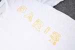 PSG 23-24 Jordan White Short Sleeve Training Set with 3/4 Pants - 图片 6