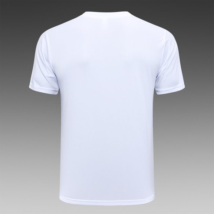 PSG 23-24 Jordan White Short Sleeve Training Set with 3/4 Pants - 图片 8