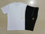 PSG 23-24 Jordan White Short Sleeve Training Set with 3/4 Pants - 图片 9