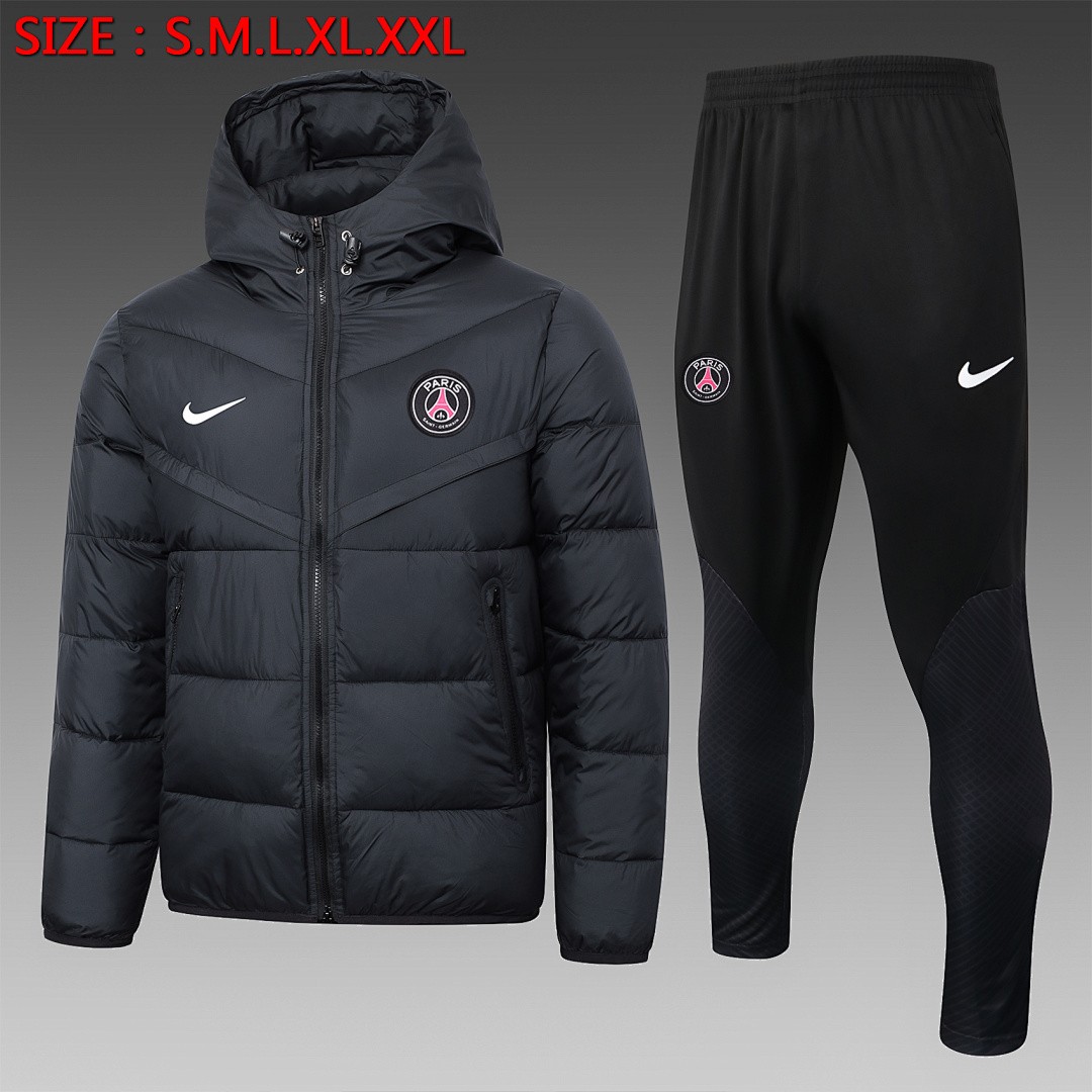 Paris Saint-Germain 23-24 Black Cotton Jacket