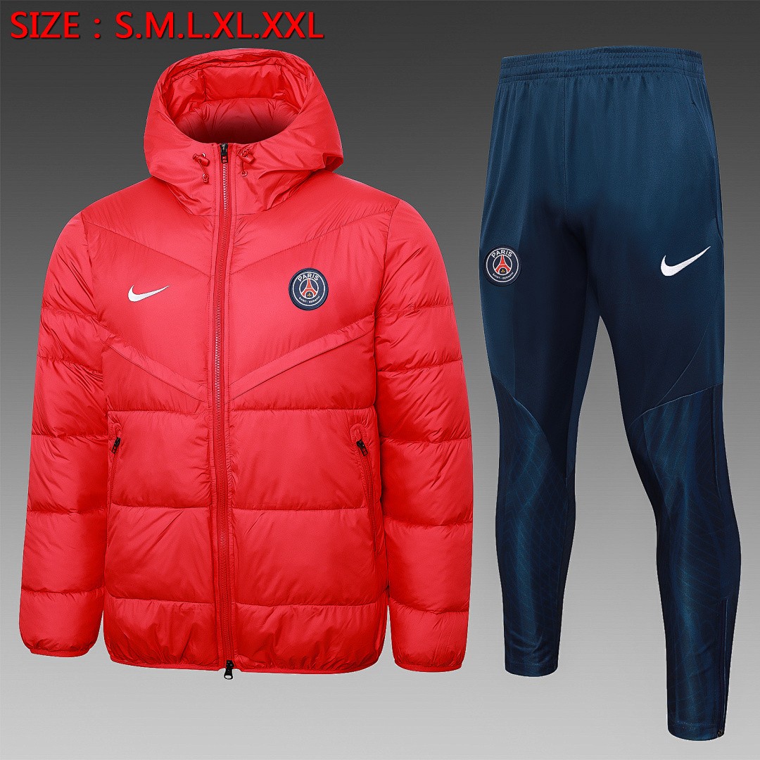 Paris Saint-Germain 23-24 Red Cotton Jacket