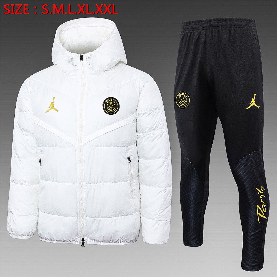 Paris Saint-Germain 23-24 Jordan White Padded Jacket