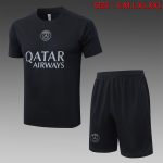 Jordan Paris Black Short Sleeve (Gray Logo)
