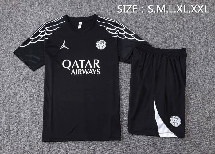 Jordan Paris Black Splatter Short Sleeve T-Shirt - 图片 2