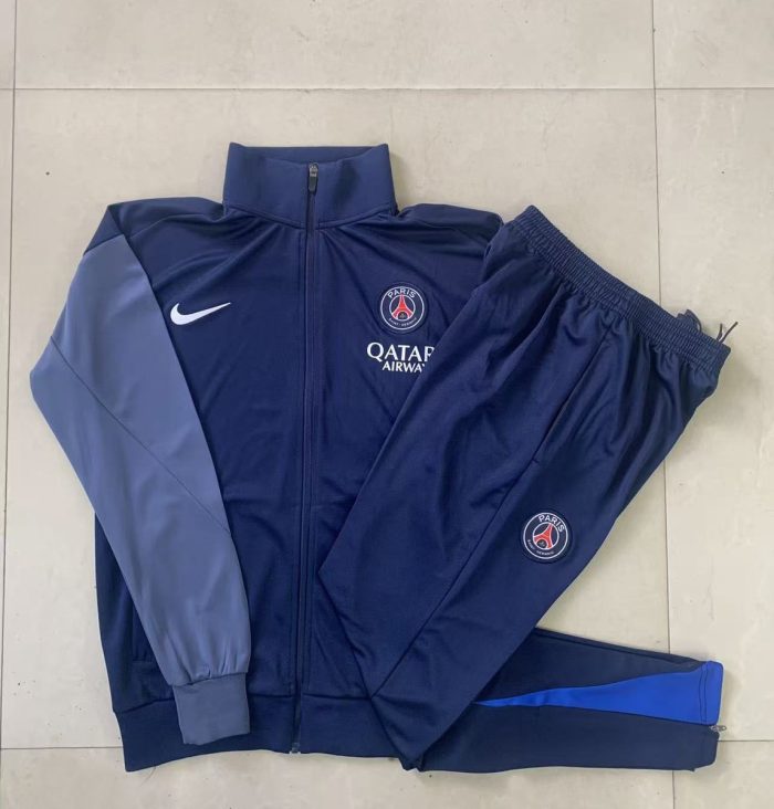 Paris Saint-Germain 2025/26 Long Zip Jacket - Grey Sleeves - 图片 9