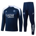 Paris Saint-Germain 2025/26 Half-Zip Jacket Blue with White Shoulders - 图片 8