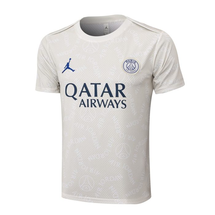 Paris Saint-Germain 24-25 Short Sleeve Jordan Light Grey Splatter T-Shirt - 图片 8
