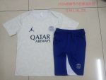Paris Saint-Germain 24-25 Short Sleeve Jordan Light Grey Splatter T-Shirt - 图片 9