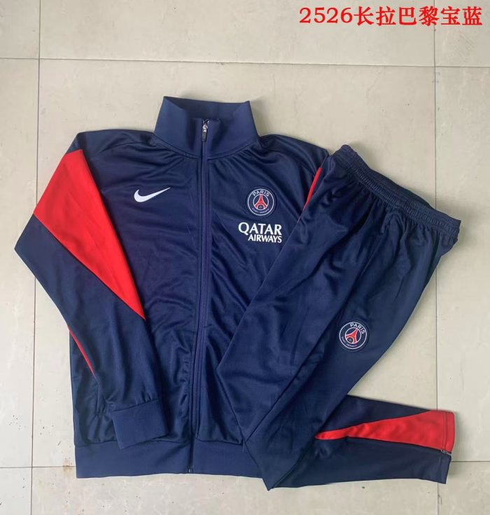 Paris Saint-Germain 2025/26 Long Sleeve Kids Jersey - Blue - 图片 4
