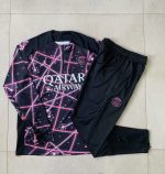 Paris Saint-Germain 2024 Black Starry Sky Print Half-Zip Jacket - 图片 9