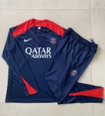 Paris Saint-Germain 2025/26 Half-Zip Jacket Kids - Blue (Red Shoulder) - 图片 4