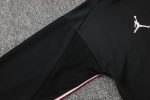 Paris Saint-Germain 24-25 Long Sleeve Training Jacket Black with Pink Sleeves - 图片 5