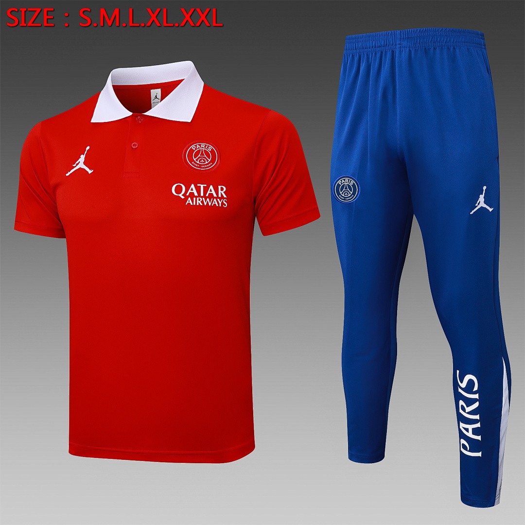 Paris Saint-Germain 24/25 Polo Shirt Red