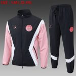Paris Saint-Germain Black Long Zipper Jacket