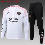 Jordan Paris White Half-Zip Jacket 24-25 Player Version