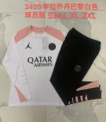 Jordan Paris White Half-Zip Jacket 24-25 Player Version - 图片 9