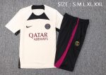 PSG 23-24 Short Sleeve Training Set in Earth Yellow with 7/8 Pants - 图片 2