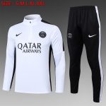 PSG 23-24 Half-Zip Jacket White with Black Shoulder Panels