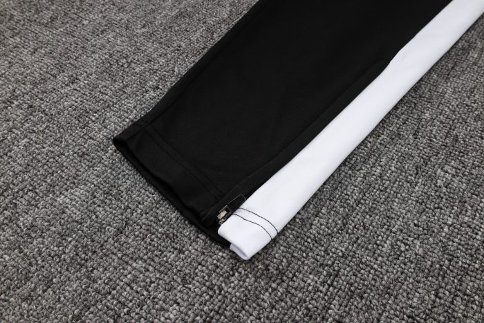 PSG 23-24 Half-Zip Jacket White with Black Shoulder Panels - 图片 3