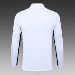 PSG 23-24 Half-Zip Jacket White with Black Shoulder Panels - 图片 8