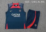 Paris Saint-Germain 23/24 Blue Vest with Red Collar - 图片 2