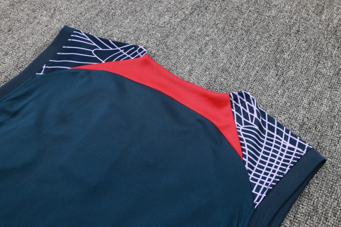Paris Saint-Germain 23/24 Blue Vest with Red Collar - 图片 3