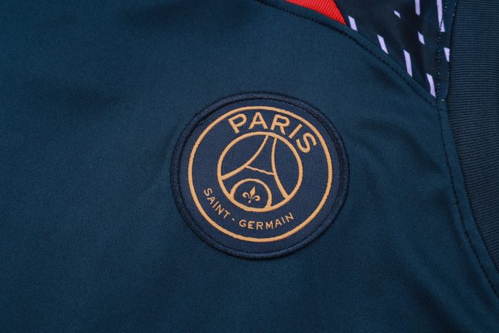 Paris Saint-Germain 23/24 Blue Vest with Red Collar - 图片 5