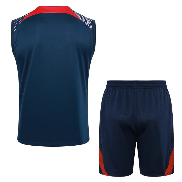 Paris Saint-Germain 23/24 Blue Vest with Red Collar - 图片 7