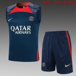 Paris Saint-Germain 23/24 Blue Vest with Red Collar - 图片 8
