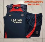 Paris Saint-Germain 23/24 Blue Vest with Red Collar - 图片 9