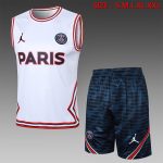 PSG 23/24 Jordan White Vest (PARIS Ad)