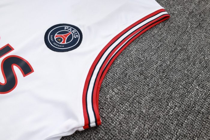 PSG 23/24 Jordan White Vest (PARIS Ad) - 图片 6