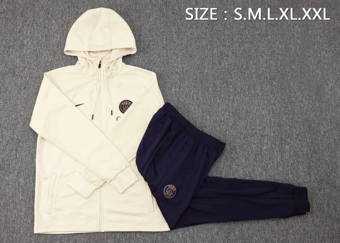 Paris Saint-Germain 23-24 Long Zip Jacket Apricot - 图片 2