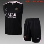 Jordan Paris 24/25 Vest Black with Pink Shoulders
