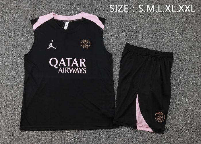 Jordan Paris 24/25 Vest Black with Pink Shoulders - 图片 2