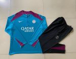 PSG 24-25 Half Zip Jacket Kids Blue - 图片 3