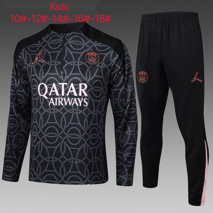 Jordan Paris Black Splatter Kids - 图片 2