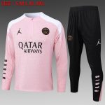 PSG 24-25 Jordan Pink Half-Zip Jacket (Player Version)