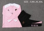 PSG 24-25 Jordan Pink Half-Zip Jacket (Player Version) - 图片 2
