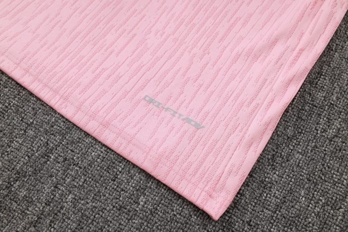PSG 24-25 Jordan Pink Half-Zip Jacket (Player Version) - 图片 3