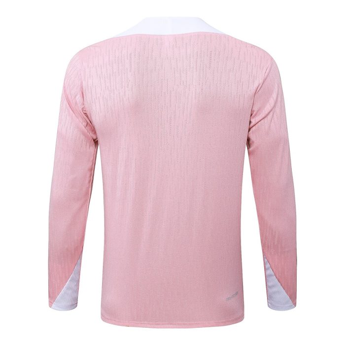 PSG 24-25 Jordan Pink Half-Zip Jacket (Player Version) - 图片 7