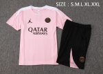 Paris Saint-Germain 24/25 Jordan Short Sleeve Training Top - Pink with White Shoulders - 图片 2