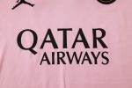 Paris Saint-Germain 24/25 Jordan Short Sleeve Training Top - Pink with White Shoulders - 图片 4