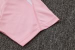 Paris Saint-Germain 24/25 Jordan Short Sleeve Training Top - Pink with White Shoulders - 图片 5